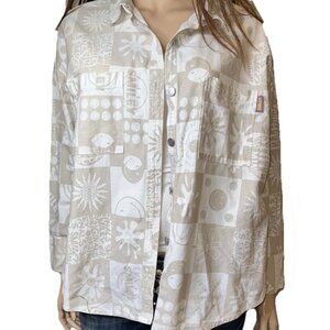 SMILEY X H&M Relaxed Streetwear Graphic Beige Jacket Women's Medium